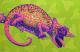 Pink Chamaeleon - Christoph Dose - Acryl auf Holz - Tiere - Realismus