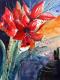 Amaryllis - Inez Eckenbach - Aquarell auf Papier - Blumen - 