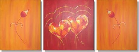 Love Original Acryl auf Leinwand 78x30 -  Gallery of Arts -  auf  - Array - 