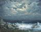 Lake Sevan (Moonlight) 2006 - Edvard Sasun - Ãl auf Leinwand - Sonstiges - 