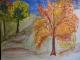 Herbst - Salzblatt Annette Schaefer - Aquarell auf  - Landschaft - 