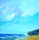 ein Tag am Meer - Ulrike SallÃ³s-Sohns - Acryl auf Leinwand - Landschaft-Meer - Realismus
