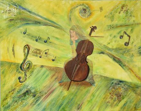 Cello Inspiration Spirit of Life Nr.118 - Ina Linden - Array auf Array - Array - Array