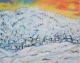 Winterberge im Kaufunger Wald II - Bodhi Bharta - Acryl-Ãl auf Leinwand - Berge-Wald-Winter-Wetter - 