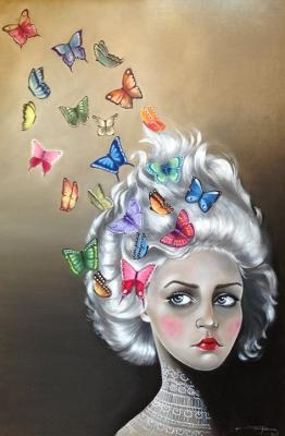 Butterflies in the thoughts - Rebecca Tecla - Array auf  -  - Array