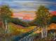 Sunset - Angelika Piribauer - Acryl auf Leinwand - Landschaft - Impressionismus