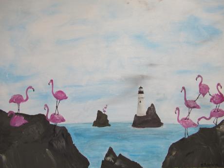 Flamingos - Malgorzata Rosinska - Array auf Array - Array - 