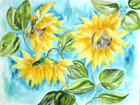 Lieblich sich windene Sonnenblumen - Witburg Dähling - Array auf  - Array - 