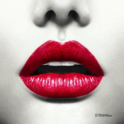 Red Lips Original BERNADOart - Bernd  Lauer - Array auf Array - Array - 