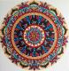 Mandala mit Steinchen - Ljudmila Schulz - Textilkunst auf  - Abstrakt - 